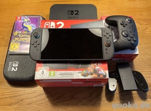 Nintendo Switch 2 Mario Kart World Bundle mit Pro Controller, Hülle und Pokémon