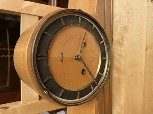 Buffetuhr Mauthe 1950 helles Holz an Bastler 