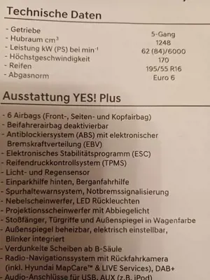 Hyundai i20 i20 1.2YES! Plus