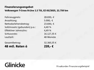 Volkswagen T-Cross 1.5 TSI  R-Line Bild 2