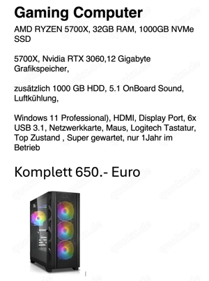 Gamer PC  AMD Ryzen 7