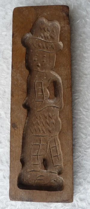 Antike Holzmodel Spekulatius Springerle Form Backform Hartholz 25cm