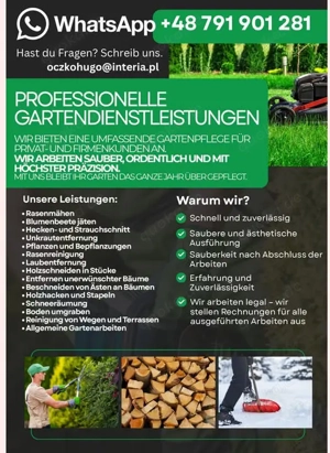 Professionelle Gartenbau-Dienstleistungen