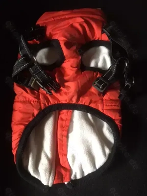 HUNDE Wintermantel mit GESCHIRR Grösse M und Grösse L Bild 3