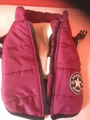 HUNDE Wintermantel mit GESCHIRR Grösse M und Grösse L Bild 2