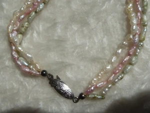 Echte Perlenkette Süßwasserperlen Süßwasser Perlen Kette 835 Silber