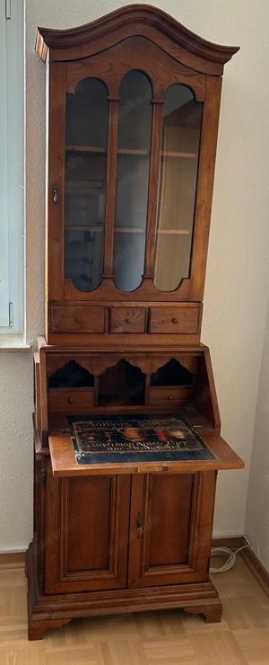 Aufsatzsekretär in Echtholz Sekretär