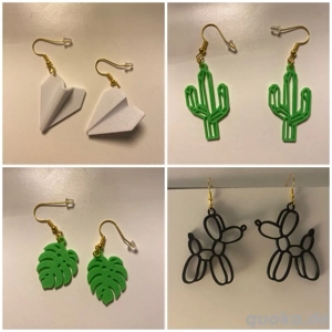 Ohrringe in 4 Mustern
