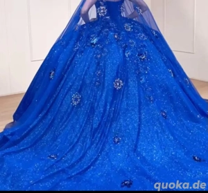 kleid blau