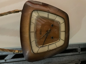 Hermle Wanduhr mechanisch Nierenform 1950 