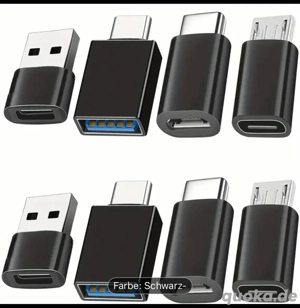 8 Stück USB-auf-USB-C-Adapter