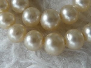 Perlenkette Perlencollier Collier Perlen Kette Verlauf 2-reihig