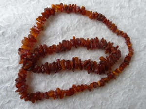 Echte Bernsteinkette Bernstein Schmuck Endlos Kette Butterbernstein Einschlüsse