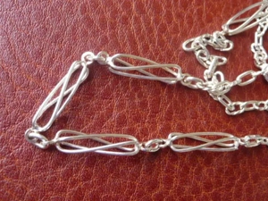 Endlos Kette Halskette 835 Silber mehrfach gestempelt von Goldschmiedemeister Paul R. Kraemer 