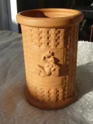 Weinkühler Weinziegelstein Getränkekühler französische Terracotta unglasiert (ohne Eis!)