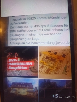 Bauplatz Nähe Stuttgart  Bild 4
