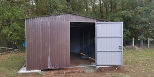 Blechgarage   Blechhalle 4,5 x 6,5 m