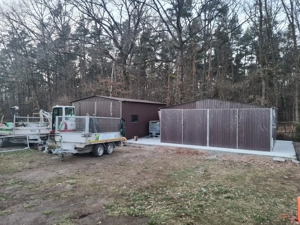 Blechgarage   Blechhalle 6 x 6 m