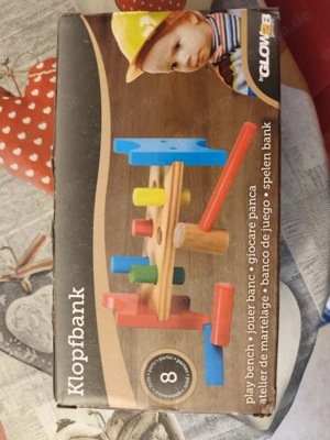 Klopfbank aus Holz Holzspielzeug in OVP