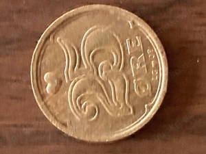 Münze Münzen Umlaufmünze Dänemark 25 Öre 1996