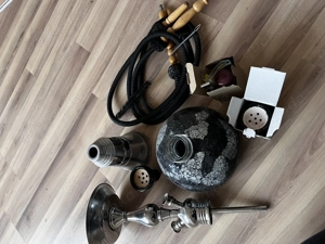 Shisha schwarz silber