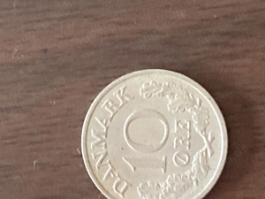 Münze Münzen Umlaufmünze Dänemark 10 Öre 1965