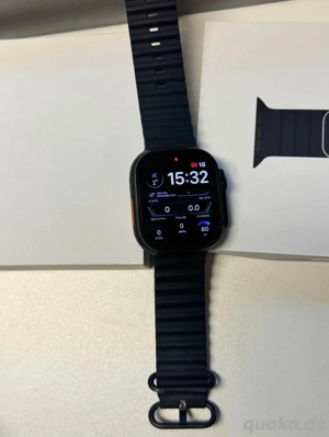 Apple Watch Ultra 2   Titan Gehäuse Schwarz  Neuwertig   Apple Care + bis 02 27