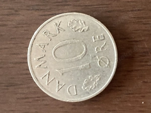 Münze Münzen Umlaufmünze Dänemark 10 Öre 1973