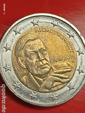 2 Euro 2018 Helmut Schmidt Deutschland 