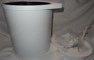 DN Hailo Compact-Box M Einbau Mülleimer Stahlblech weis 15L unbenutzt in Originalverpackung 