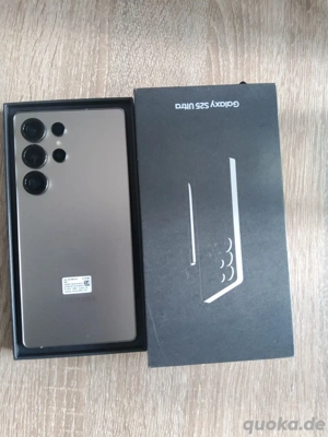 Samsung Galaxy S25 ultra 256GB Schwarz smart phone mit Verpakung und ladekabel 
