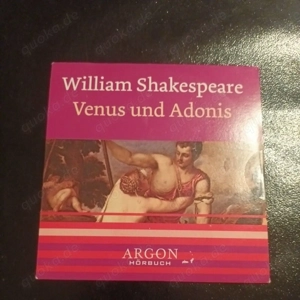 Venus und Adonis Hörbuch auf CD William Shakespeare neu nie geöff