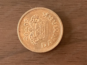 Münze Münzen Umlaufmünze Dänemark 25 Öre 1994 Bild 2