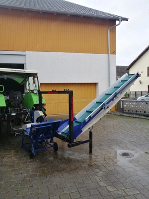 Wippkreissäge mit Förderband, Zapfwellenantrieb, Unterreiner Inntal Säge, Wippsäge