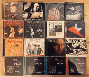 Neil Young & Crazy Horse CD Konvolut 15 Disc bzw . 12 Alben 1970-1996 Live&Studio