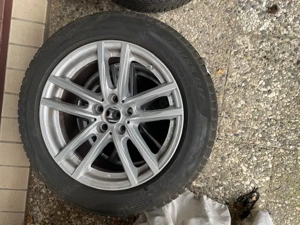 Satz 4 Winterreifen mit Alufelgen für BMW 5er      DOT3219