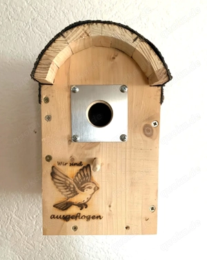 Kindergartenabschied Nistkasten Handarbeit