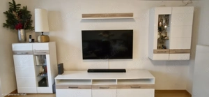 Wohnzimmer Wohnwand weiß 