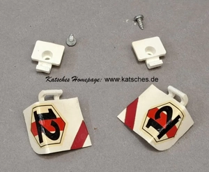 Klapptüren + Halter + Schrauben für Porsche Turbo Redlefsen 40476 (40475) Carrera Universal 132