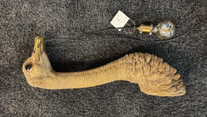 Straußleuchte, 68 cm.