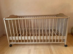 Kinder,-Jugendbett massiv Buche, höhenverstellbar, Marke Herlag