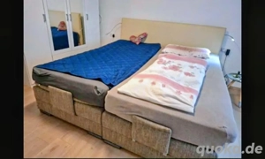 Boxspringbett mit Motor zu verschenken 