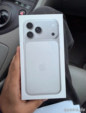 Apple iPhone 17 Pro Max 256 GB, 6,9 Zoll, Silber, MFYM4QN A, NEU