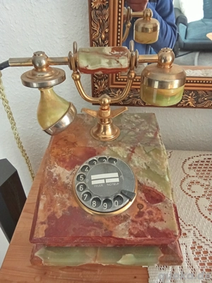 Antik telefon Marmor..kein Versand 