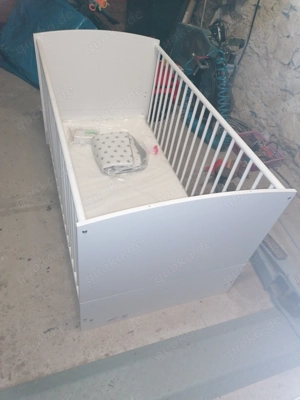 1. Kinderbett von Schardt 70 cm x 1,40 m. 