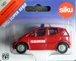 SIKU 1421 Feuerwehr-Vorausfahrzeug A-Klasse - NEU - in OVP - Rarität!