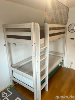 Flexa Classic Hochbett 90x200 mit zusätzlichem Bett