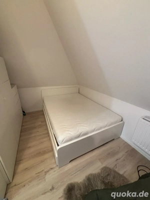 ikea Bett  mit Kaltschaum Matratze 
