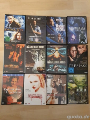 12 Film DvD's - Mercury Puzzle, Outland, Eagle Eye uvm.