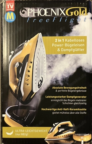 schnurloses Dampfbügeleisen